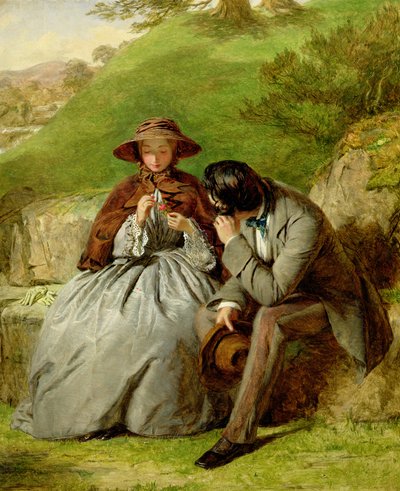 Lovers, 1855 by William Powell Frith